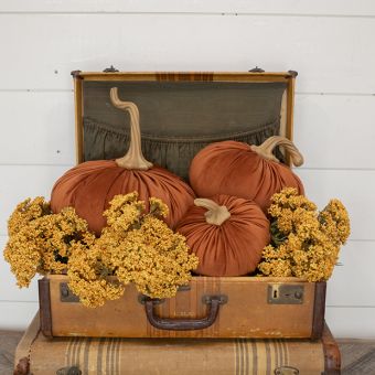 Autumn Accents Fabric Pumpkin