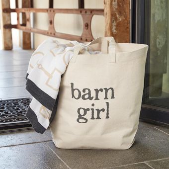 Barn Girl Canvas Tote Bag