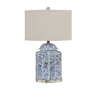 Blue Florals Porcelain Table Lamp