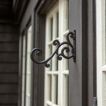 Brown Metal Scroll Wall Hook