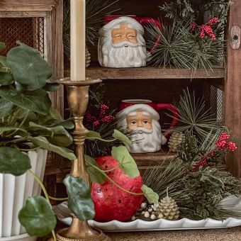 Ceramic Santa Mug Set of 2