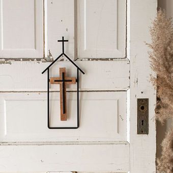 Church House Framed Cross Wall Decor