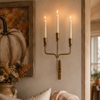 Classic Accents Triple Taper Wall Sconce