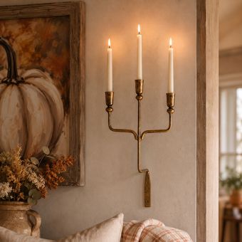 Classic Accents Triple Taper Wall Sconce