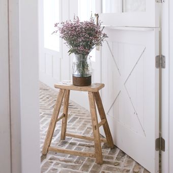 Classic Primitive Wooden Stool