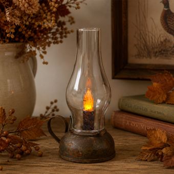 Colonial Style Library Lantern with Timer