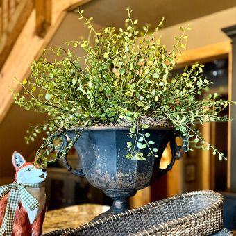 Decorative Metal Trophy Urn Planter