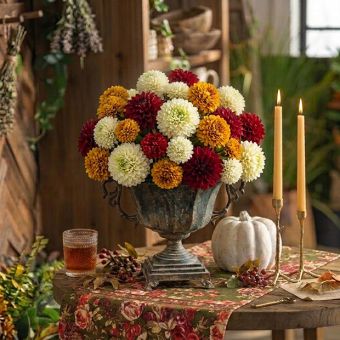 Decorative Metal Trophy Urn Planter