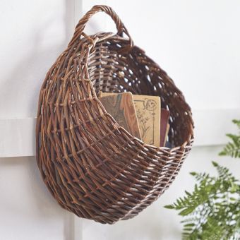 Decorative Willow Wall Basket