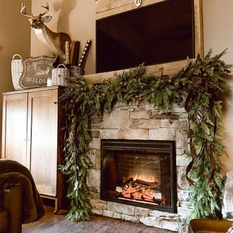 Decorative Woodland Cedar Garland