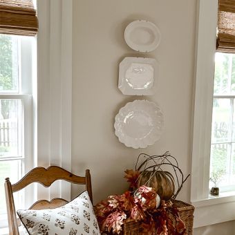 Elegant Stoneware Platter Set of 3
