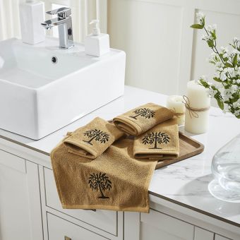 Embroidered Willow Tree Washcloth Set of 4