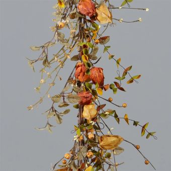 Fall Foliage Pumpkin Garland
