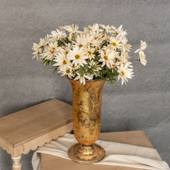 Faux Cream Daisy Stems Bush