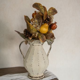 Faux Pears and Pomegranates Foliage Stem