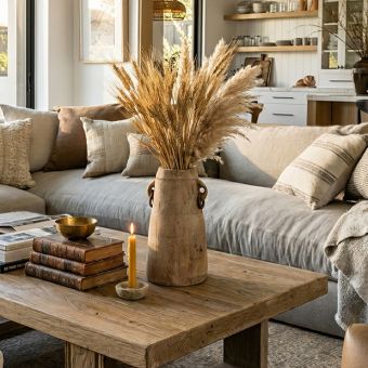 Found Wood Rustic Milk Jug Vase