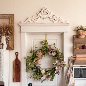 French Country Carved Wood Scrollwork Wall Decor