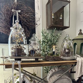 Glass Jar Canister With Lid