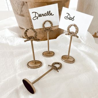 Laurel Wreath Placecard Holder