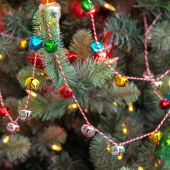 Multicolor Jingle Bells Garland