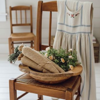 Natural Burlap Carrot Set of 3