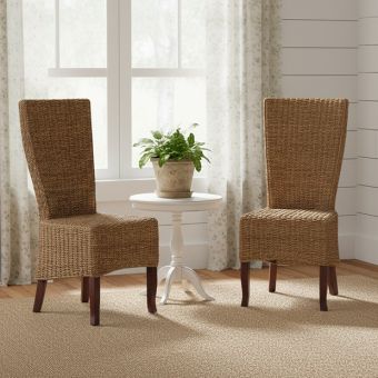 Natural Seagrass Dining Chair