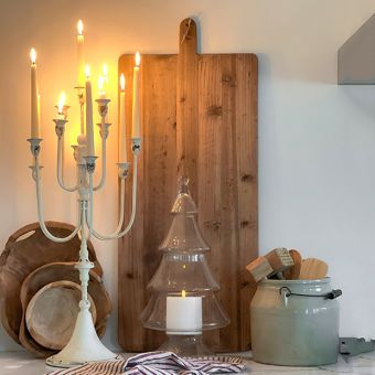 Provincial Iron Tabletop Candelabra