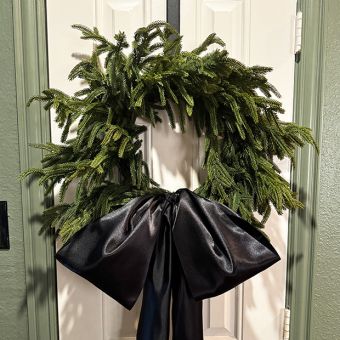 Real Touch Pine Wreath