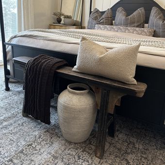 Reclaimed Wood Rustic Farmhouse Bench