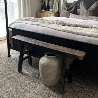 Reclaimed Wood Rustic Farmhouse Bench