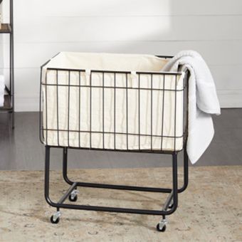 Rolling Storage Cart With Liner