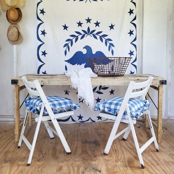 Rustic Bleached Wood Folding Wedding Table 66 Inch