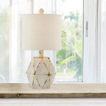 Rustic Geometrics Table Lamp