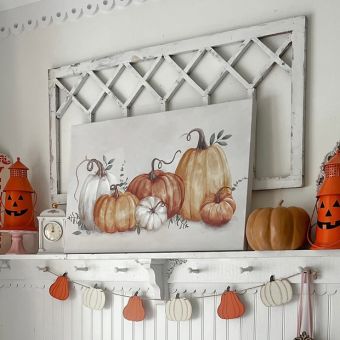 Rustic Window Wall Decor