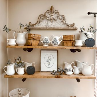 Scrolled Rustic Architectural Wall Hanging