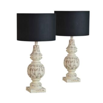 Simple Charms Modern Farmhouse Table Lamp Set of 2