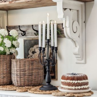 Sleek Traditional 5 Arm Candelabra