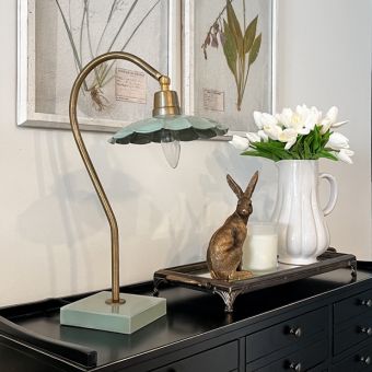 Vintage Inspired Goose Neck Table Lamp