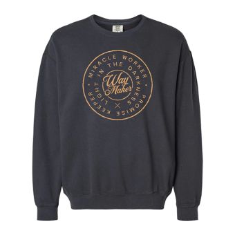Way Maker Black Crew Sweatshirt