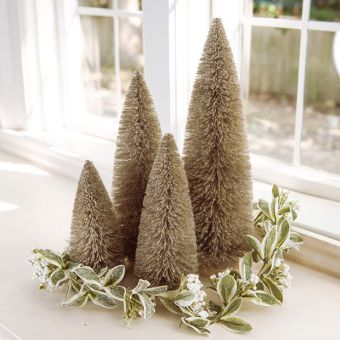 Winter Woodland Bottle Brush Tree