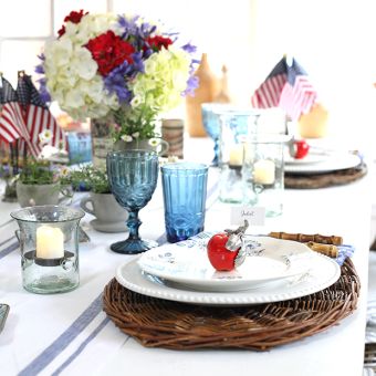 Woven Willow Oval Placemat