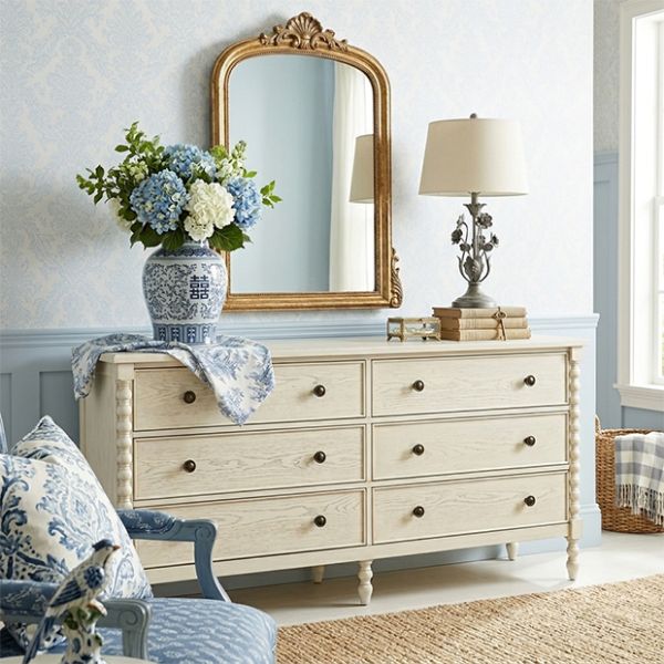cream cottage dresser Antique Turned Leg Drawer chest Size:X Small Content: 60% Cotton 40% Acrylic Wedding dress 1963 - traditional turned ball feet