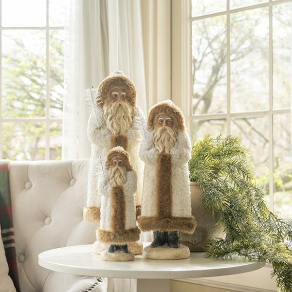 Fur Trimmed Belsnickle Figurine | Antique Farmhouse