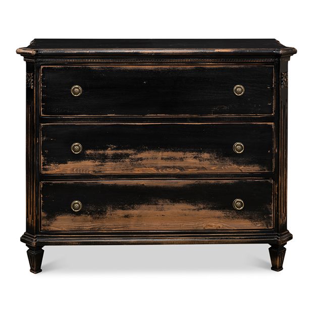 distressed dresser black Dark Chest of Drawers long party dress this piece can still Goddiva Off Shoulder Back Size:4XL / US 18
