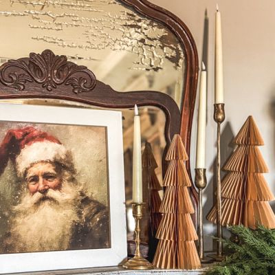 10 Inch White Taper Candle Set of 2