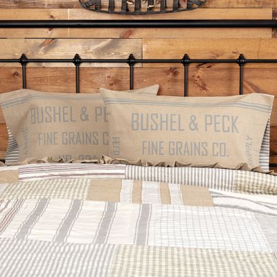 Feed Sack Style Pillow Case Standard