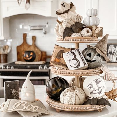 3 Tier Wooden Display Stand
