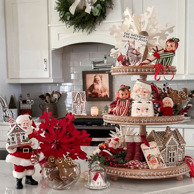3 Tier Wooden Display Stand