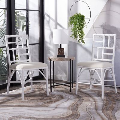 Cutout Back Cushioned Dining Chair Set of 2