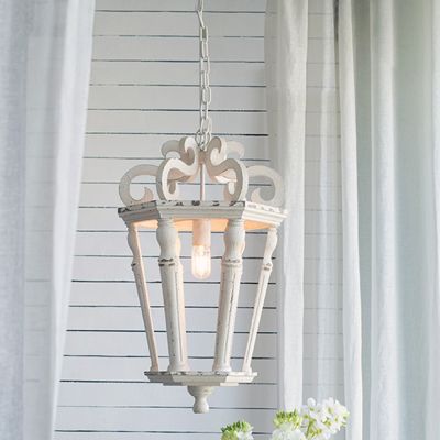 Elegant Fir Wood Chandelier